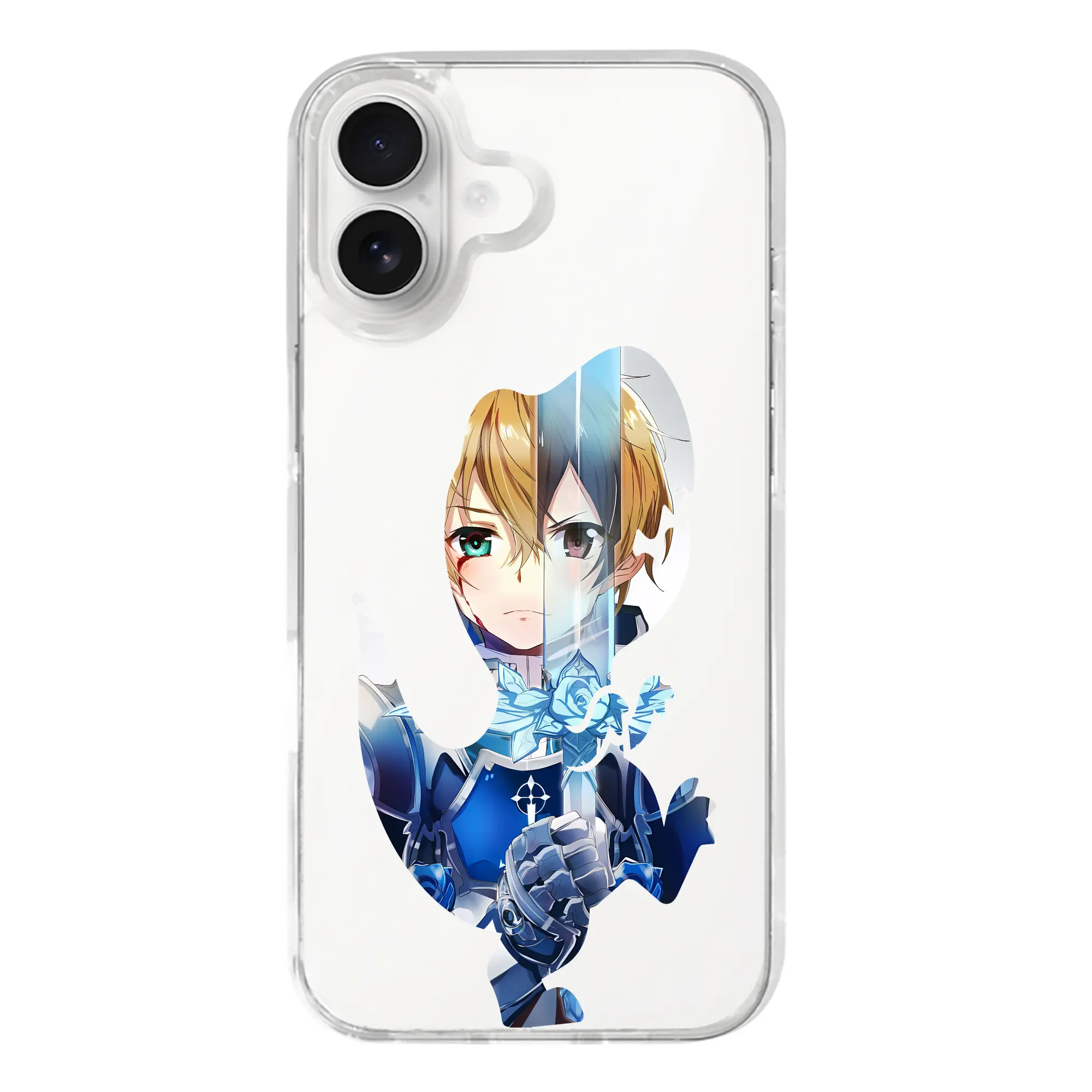 ソードアートオンライン グッズ ユージオ - iPhone 17シリーズ 透明スマホケース – 薄型・耐衝撃・精密フィット保護カバー